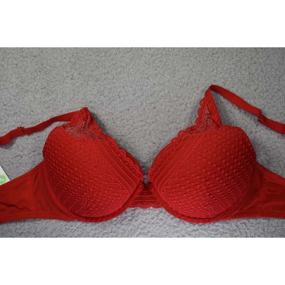 Auden Bra 34D Plunge Plunge Coverage Push-Up